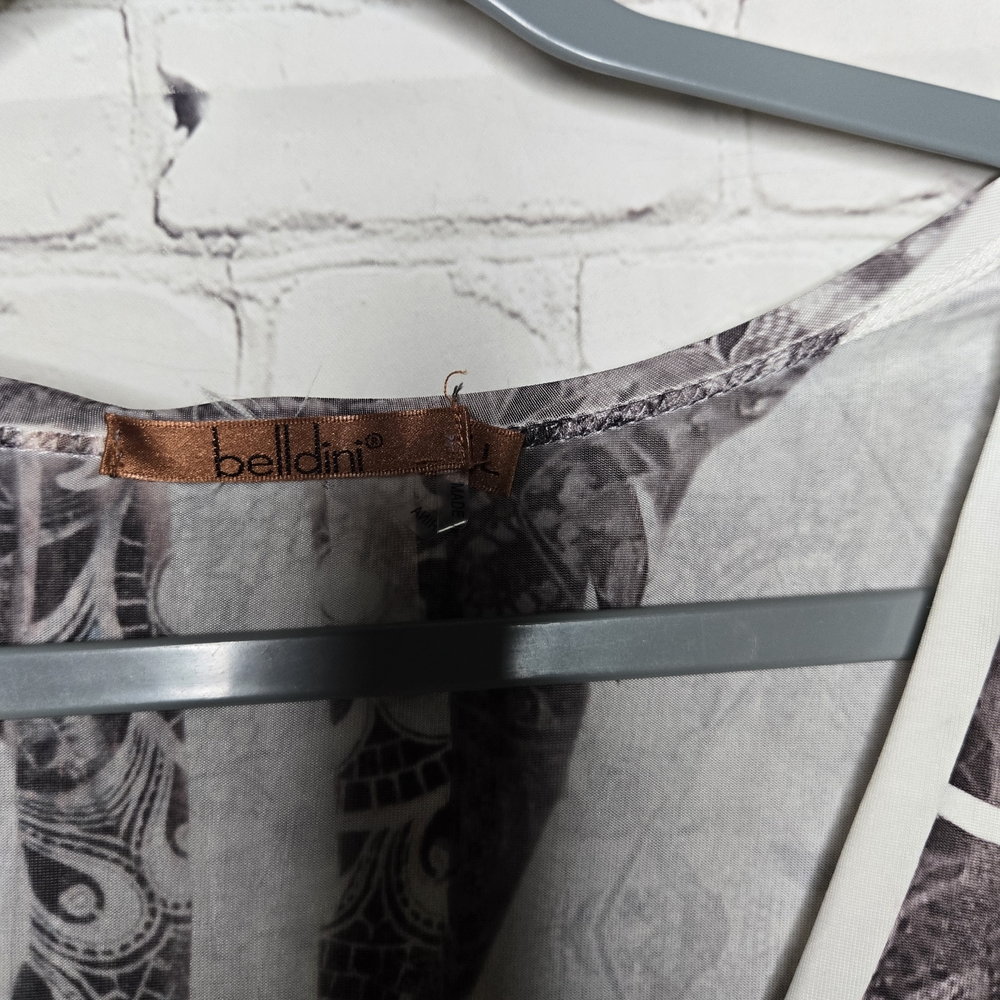 Y2k V Neck Empire Waist Butterfly Split Slevve Metalic Silver Black Fairy Dress - Picture 8 of 13